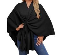 Abrigos De Mujer Elegantes, Capa Poncho Mujer, Punto Ponchos Y Capas Para Mujer, Sueter Ligeros Para Mujer, Suéteres Rebozo Para Mujer, Sueteres Modernos Mujer
