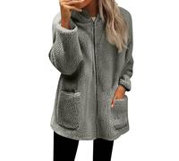 Abrigos Mujer Calentitos, Mangas Ligera Casacos Cortos Outlet Plumon Chaquetón Plumas Cazadora Invierno, Chaqueta Plumas, Fleece Calentitos Lluvia Parka Mujer Invierno, XXL