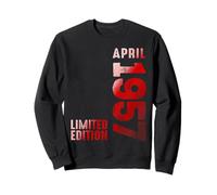 Abril 1957 Año Legendario 1957 Retro 1957 Vintage 1957 Sudadera
