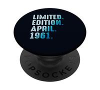 Abril 1961 Año 1961 Retro 1961 Vintage Edición Limitada PopSockets PopGrip Adhesivo