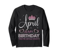 Abril es mi cumpleaños si Todo el Mes Manga Larga
