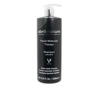 abril et nature - Champú Profesional Molecular Therapy - Cabellos Extremadamente Dañados, Castigados o Envejecidos - Reestructura, Repara y Rellena la Fibra Capilar - Pelo Sano y Fuerte - 1000 ml