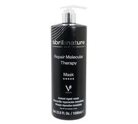 abril et nature - Mascarilla Profesional Molecular Therapy - Cabellos Dañados, Castigados o Envejecidos - Reestructura, Repara y Rellena la Fibra Capilar - Nutritiva e Hidratante - Vegano - 1000 ml