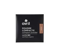 Abril - Polvo Compacto Orgánico - Textura sedosa - Unifica y matiza el tono - Vegano, orgánico certificado Ecocert - Fabricado en Francia - Cartucho de 11 g