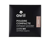 Abril - Polvo Compacto Orgánico - Textura sedosa - Unifica y matiza el tono - Vegano, orgánico certificado Ecocert - Fabricado en Francia - Cartucho de 11 g