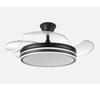 Ventilador bayomo 72w 7200lm negro 3 aspas desp. 32 - 47x49 - 108d.3 color.motor dc.remoto