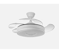 FABRILAMP AKUNADECOR Ventilador Dc Dani S Blanco Led 3 Temperaturas Y Temporizador