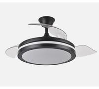 AKUNADECOR Ventilador Dc Esparta L Negro Led 3 Temperaturas Y Control Remoto