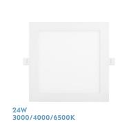 FABRILAMP Downlight Empotrar Abaco 24w 3000-4000-6500k Blanco 2160lm Cuadrado 1,3x22,5x22,5cm Corte 20d