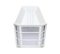 Abrila Acrux Blanco - Aplique Exterior Clásico Aluminio / Cristal 23 Ip