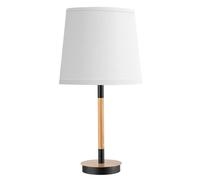 Abrila Alondra Negro-Haya-Blanco 25Cm - Lámpara Sobremesa 1Xe14