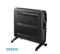 Abrila Alpino Negro - Emisor Térmico 2000 W