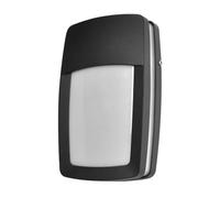 Abrila Altair Negro - Aplique Exterior Moderno Aluminio / Policarbonato 44 Ip