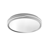 Abrila Anuar Blanco-Plata 7.5X50x50cm - Plafón 60W