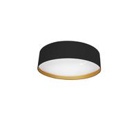 Abrila Anuska Negro-Oro 12X50x50 Cm - Plafón 72W