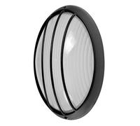 Abrila Aquila Negro - Aplique Exterior Moderno Aluminio / Cristal 44 Ip