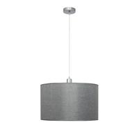 Abrila Axel Plata - Colgante Moderno 1Xe27 40 Cm