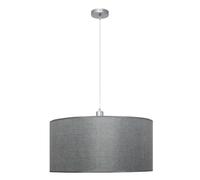 Abrila Axel Plata - Colgante Moderno 1Xe27 50 Cm