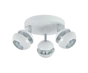 Abrila Beethoven Blanco / Plata - Foco Moderno 14X22x22 Cm