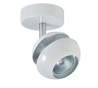 Abrila Beethoven Blanco / Plata - Foco Moderno 1Xgu10