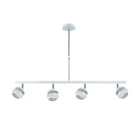 Abrila Beethoven Blanco / Plata - Lámpara Moderna 4Xgu10