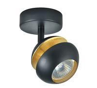 Abrila Beethoven Negro / Oro - Foco Moderno 1Xgu10