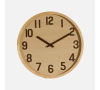Abrila Borgoña Madera Clara - Reloj De Pared 60Cm