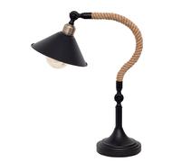 Sobremesa modelo cabo negra con pantalla metal fabrilamp