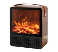 Abrila - caleta - termoventilador cerámico ptc marrón 1500w - 2 pote