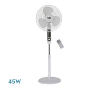 Abrila Calma Blanco - Ventilador De Pie 220-240 V