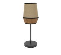 Abrila Campana Saco/Marrón - Lámpara Sobremesa Moderno 1Xe14 15 Cm