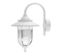 Abrila Canela Blanco - Aplique Exterior Clásico Policarbonato 44 Ip