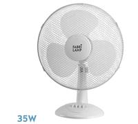 Iluminashop Ventilador de Sobremesa 35W Blanco