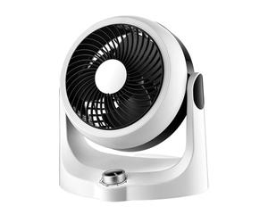 Abrila Cartago Blanco-Negro 40W - Ventilador De Sobremesa 3 Aspas
