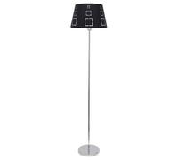 Abrila Celaya Negro - Lámpara Pie Salón Moderno 1Xe27
