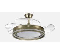 Abrila Cerrato Cuero - Ventilador De Techo Aspas Retráctiles 59W