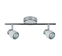 Abrila Chacho Blanco / Cromo - Foco Moderno 2Xgu10