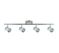 Abrila Chacho Blanco / Cromo - Foco Moderno 4Xgu10