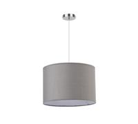 Abrila Chanza Gris / Cromo - Colgante Moderno 1Xe27 30 Cm
