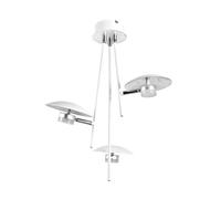 Abrila Ciudad Del Cabo Blanco-Plata - Lámpara Moderna 18 W