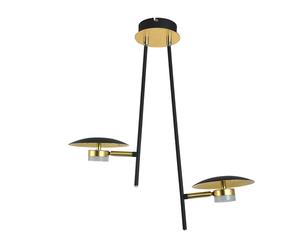 Abrila Ciudad Del Cabo Negro / Oro - Lámpara Moderna 12W