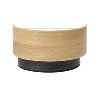 Abrila Colet Negro/Madera Clara - Aplique Moderno 1Xe27