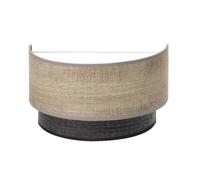 Abrila Colet Negro/Madera Gris - Aplique Moderno 1Xe27