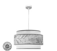 Abrila colgante 3 pantallas modelo camerun gris 3 luces
