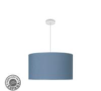 Abrila colgante azul modelo moda de 3 luces con pantalla