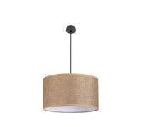 Abrila colgante con pantalla modelo jin marron de 60 cm