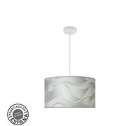 Abrila colgante con pantalla modelo moda ola gris