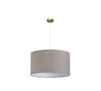 Abrila colgante grande con pantalla modelo happy gris 3 luces
