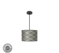 Abrila colgante moda con pantalla tetris gris de 30 cm