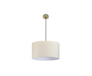Abrila colgante modelo dori beige con pantalla 50 cm